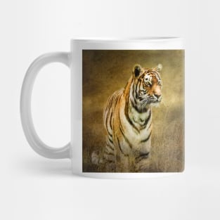 Tiger in the grass Mug